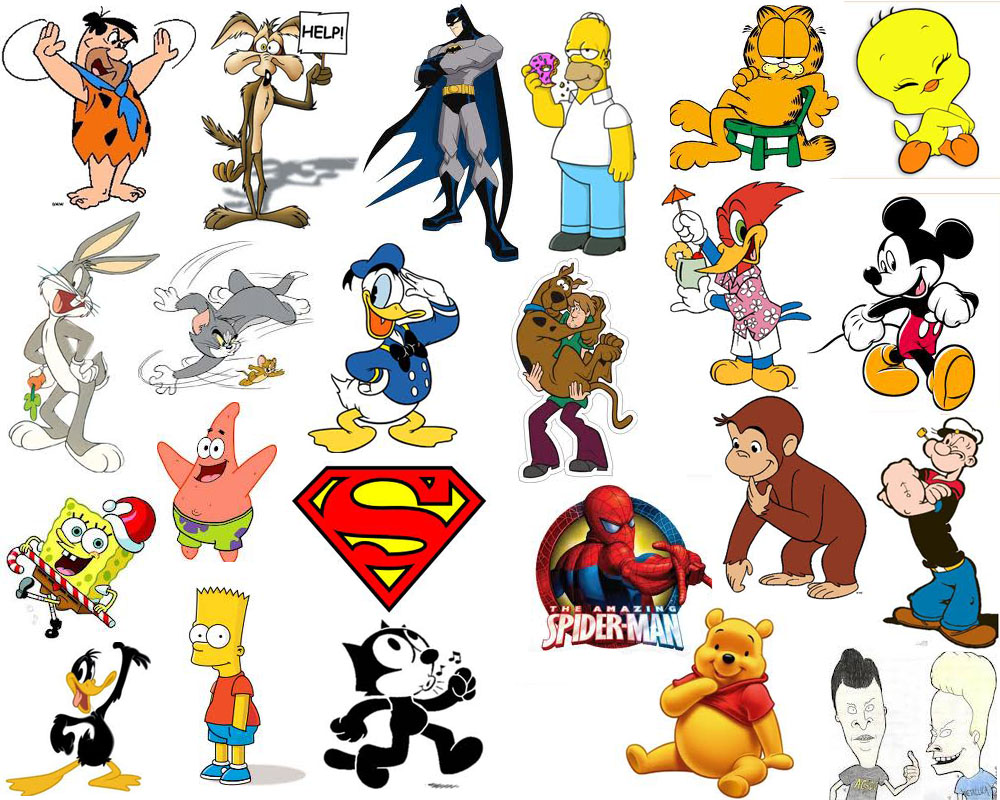 top 25 most popular cartoon characters | Time  fm Time  fm